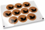 Baptism envelope seals - brown with black dove | PIT Packaging.ie | Bestbuyenvelopes