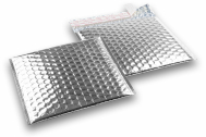 Metallic plastic bubble envelopes