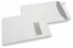 Window envelopes, white, 229 x 324 mm (C4), window on right  40 x 110 mm, window position 20 mm from the right side and 60 mm from the top, 120 gram, closure with seal strip, weight each approx. 20 g. | PIT Packaging.ie | Bestbuyenvelopes
