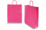 Paper carrier bags with twisted handles - bright pink, 320 x 120 x 410 mm, 100 gsm | PIT Packaging.ie | Bestbuyenvelopes