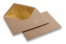 Lined kraft paper envelopes - 114 x 162 mm (C 6) Gold | PIT Packaging.ie | Bestbuyenvelopes