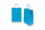 Paper carrier bags with twisted handles - blue, 220 x 100 x 310 mm, 90 gsm | PIT Packaging.ie | Bestbuyenvelopes