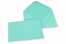 Coloured greeting card envelopes - turquoise, 133 x 184 mm | PIT Packaging.ie | Bestbuyenvelopes