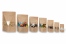 Stand up pouch with window - brown | PIT Packaging.ie | Bestbuyenvelopes