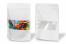 Stand up pouch with window - white, 200 x 300 x 100 mm, 1800 ml | PIT Packaging.ie | Bestbuyenvelopes
