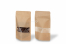 Stand up pouch with window - brown, 130 x 225 x 70 mm, 500 ml | PIT Packaging.ie | Bestbuyenvelopes
