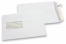 Basic window envelopes, 162 x 229 mm, 80 grs., window left 45 x 90 mm, window position 20 mm from the left side and 60mm from the bottom, strip closure  | PIT Packaging.ie | Bestbuyenvelopes