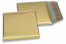 ECO matt metallic bubble envelopes - gold 165 x 165 mm | PIT Packaging.ie | Bestbuyenvelopes