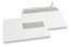 Window envelopes, white, 156 x 220 mm (EA5), window on right 40 x 110 mm, window position 15 mm from the right side and 66 mm from the bottom, 90 gram, closure with seal strip, weight each approx. 5 g. | PIT Packaging.ie | Bestbuyenvelopes