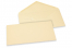 Coloured greeting card envelopes - ivory white, 110 x 220 mm | PIT Packaging.ie | Bestbuyenvelopes
