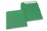 Dark green coloured paper envelopes - 160 x 160 mm | PIT Packaging.ie | Bestbuyenvelopes