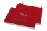 Coloured Christmas envelopes - Red, with Christmas decoration | PIT Packaging.ie | Bestbuyenvelopes