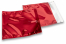 Coloured metallic foil envelopes red - 165 x 165 mm | PIT Packaging.ie | Bestbuyenvelopes