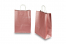 Paper carrier bags with twisted handles - pink metallic, 260 x 120 x 350 mm, 90 gsm | PIT Packaging.ie | Bestbuyenvelopes