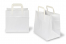Paper carrier bags with folded handles - white, 260 x 175 x 245 mm | PIT Packaging.ie | Bestbuyenvelopes