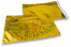 Coloured metallic foil envelopes gold holographic - 229 x 324 mm | PIT Packaging.ie | Bestbuyenvelopes