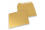 Gold metallic coloured paper envelopes - 160 x 160 mm   | PIT Packaging.ie | Bestbuyenvelopes