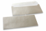 Silver coloured mother-of-pearl envelopes - 110 x 220 mm | PIT Packaging.ie | Bestbuyenvelopes