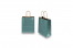 Paper carrier bags with twisted handles - petrol metallic, 180 x 80 x 220 mm, 90 gsm | PIT Packaging.ie | Bestbuyenvelopes