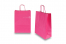 Paper carrier bags with twisted handles - bright pink, 260 x 120 x 350 mm, 90 gsm | PIT Packaging.ie | Bestbuyenvelopes