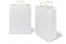 Paper carrier bags with folded handles - white, 320 x 140 x 420 mm | PIT Packaging.ie | Bestbuyenvelopes