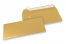 Gold metallic coloured paper envelopes - 110 x 220 mm | PIT Packaging.ie | Bestbuyenvelopes