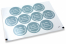 Communion envelope seals - la mia prima comunione blue with white wreath | PIT Packaging.ie | Bestbuyenvelopes