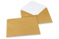Coloured greeting card envelopes - gold, 162 x 229 mm | PIT Packaging.ie | Bestbuyenvelopes