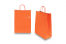 Paper carrier bags with twisted handles - orange, 260 x 120 x 350 mm, 90 gsm | PIT Packaging.ie | Bestbuyenvelopes