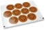 Love envelope seals - brown with black heart with leaves | PIT Packaging.ie | Bestbuyenvelopes