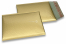 ECO matt metallic bubble envelopes - gold 180 x 250 mm | PIT Packaging.ie | Bestbuyenvelopes