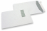 Window envelopes, white, 229 x 324 mm (C4), window on left 40 x 110 mm, window position 20 mm from the left side and 60 mm from the top, 120 gram, closure with seal strip, weight each approx. 20 g. | PIT Packaging.ie | Bestbuyenvelopes