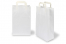 Paper carrier bags with folded handles - white, 220 x 105 x 360 mm | PIT Packaging.ie | Bestbuyenvelopes