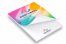 Printed notepads - 148 x 210 mm, cover with gloss laminate | PIT Packaging.ie | Bestbuyenvelopes