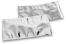 Coloured metallic foil envelopes silver - 114 x 229 mm | PIT Packaging.ie | Bestbuyenvelopes