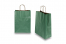 Paper carrier bags with twisted handles - dark green metallic, 260 x 120 x 350 mm, 90 gsm | PIT Packaging.ie | Bestbuyenvelopes