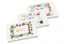 White Christmas bubble envelopes - examples with a logo | PIT Packaging.ie | Bestbuyenvelopes
