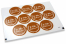 Baptism envelope seals - il mio battesimo brown with white wreath | PIT Packaging.ie | Bestbuyenvelopes