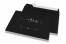 Coloured Christmas envelopes - Black, with Christmas decoration | PIT Packaging.ie | Bestbuyenvelopes