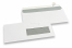 Window envelopes, white, 114 x 229 mm (C5/6), window on right 40 x 110 mm,  window position 15 mm from the right side and 24 mm from the bottom, 90 gram, closure with seal strip | PIT Packaging.ie | Bestbuyenvelopes