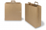 Paper carrier bags with folded handles - brown, 450 x 170 x 480 mm | PIT Packaging.ie | Bestbuyenvelopes