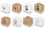 Paper take-away bags - white and brown | PIT Packaging.ie | Bestbuyenvelopes