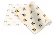 Custom tissue paper - with a print as an example | PIT Packaging.ie | Bestbuyenvelopes