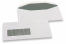Window envelopes, white, 114 x 229 mm (C5/6), window on left 40 x 110 mm, window position 20 mm from the left side and 24 mm from the bottom, 80 gram, gummed closure | PIT Packaging.ie | Bestbuyenvelopes
