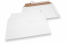 Corrugated cardboard envelopes white - 245 x 345 mm | PIT Packaging.ie | Bestbuyenvelopes