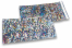 Coloured metallic foil envelopes silver holographic - 114 x 229 mm | PIT Packaging.ie | Bestbuyenvelopes