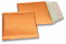 ECO metallic bubble envelopes - orange 165 x 165 mm | PIT Packaging.ie | Bestbuyenvelopes