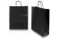 Paper carrier bags with twisted handles - black, 320 x 120 x 410 mm, 100 gsm | PIT Packaging.ie | Bestbuyenvelopes
