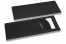 Cutlery bags black with incision + white paper napkin | PIT Packaging.ie | Bestbuyenvelopes