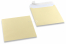 Champagne coloured mother-of-pearl envelopes - 170 x 170 mm | PIT Packaging.ie | Bestbuyenvelopes